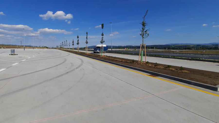 Odpočívka dálnice D1 u Přerova byla otevřena