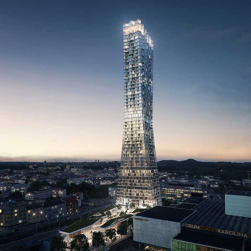 Příprava projektu stavby nové výškové budovy v Ostravě pokračuje