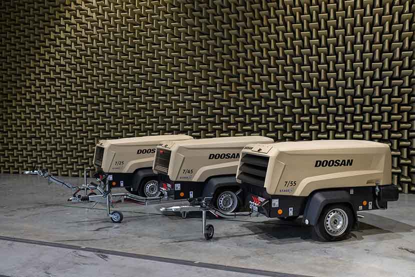 Doosan Portable Power uvádí nové kompresory, vyrábí je v Česku