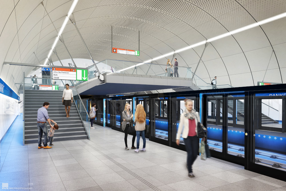 Stavba čtvrté trasy pražského metra D už je v plném proudu