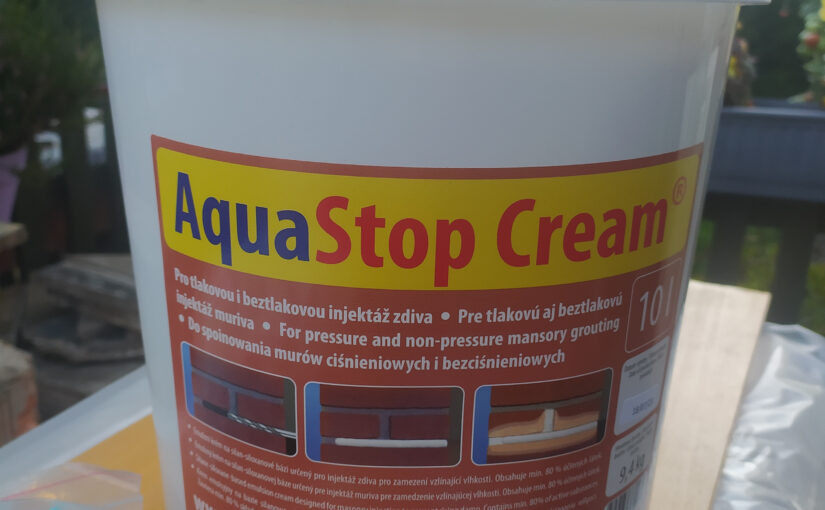 Hmota na injektáž AquaStop Cream kbelík 10 l