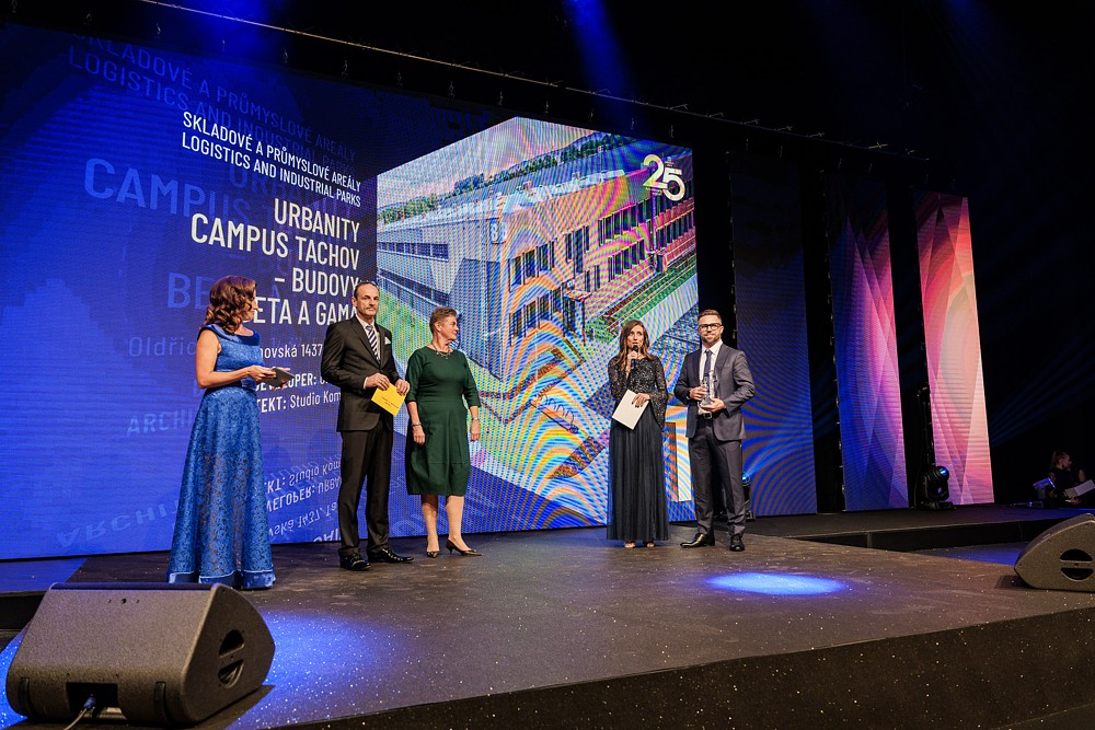 Urbanity Campus Tachov zvítězil v soutěži Best of Realty v kategorii Skladové a průmyslové areály